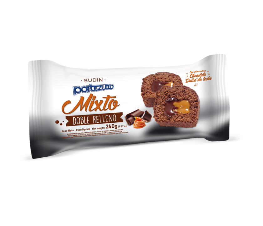 PORTEZUELO - Budin de Chocolate con relleno mixto 240g