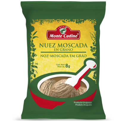 MONTE CUDINE - Nuez moscada X2 unidades - 8g