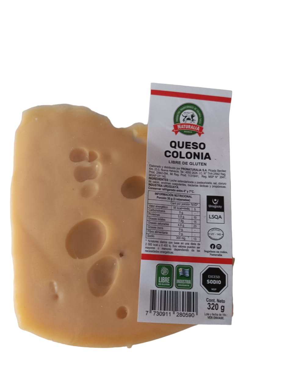 Queso colonia Naturalia