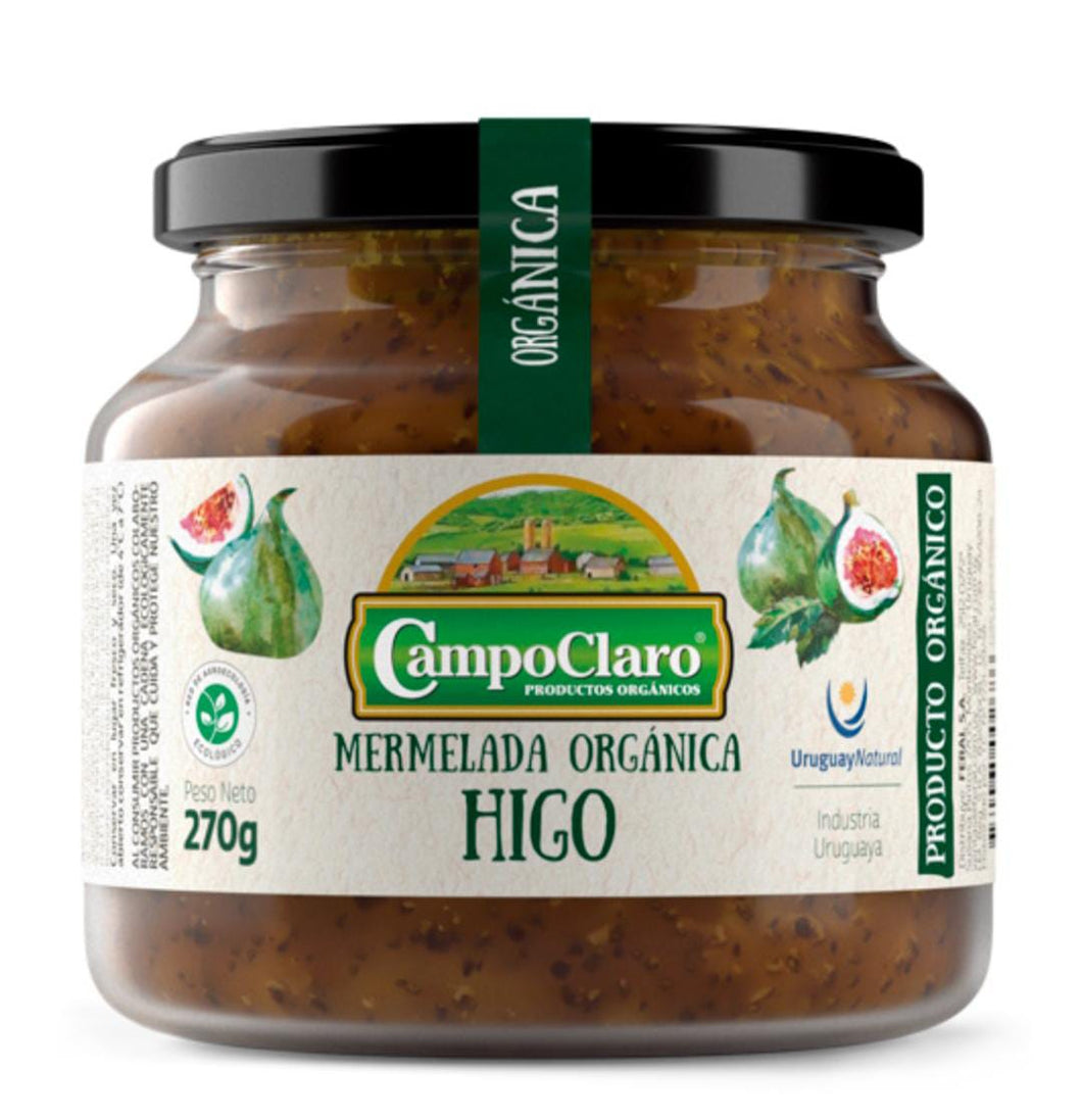 Mermelada orgánica higo CampoClaro 270 grs