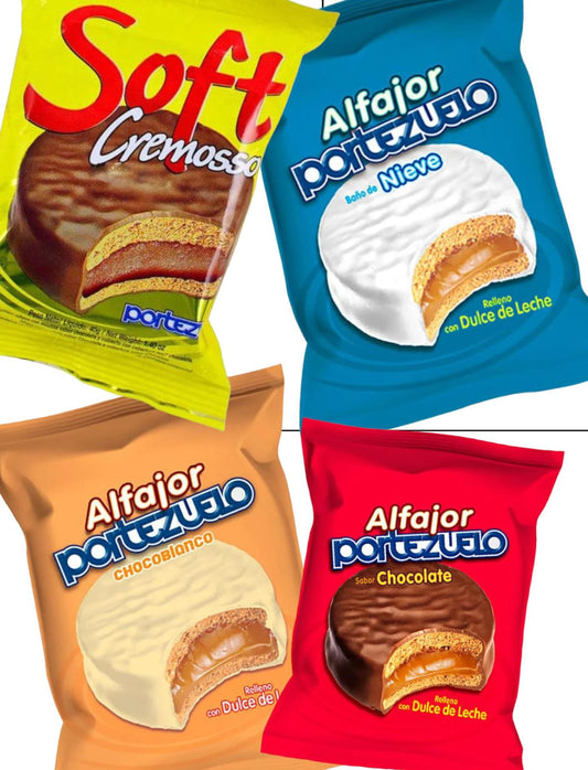 Pack 4 alfajores Portezuelo