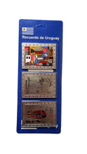 Cargar imagen en el visor de la galería, SOUVENIR - Imanes de Uruguay X3 motivos Torres García
