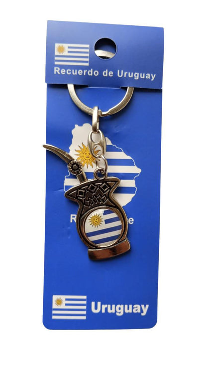SOUVENIRS - Llavero de Uruguay Mate