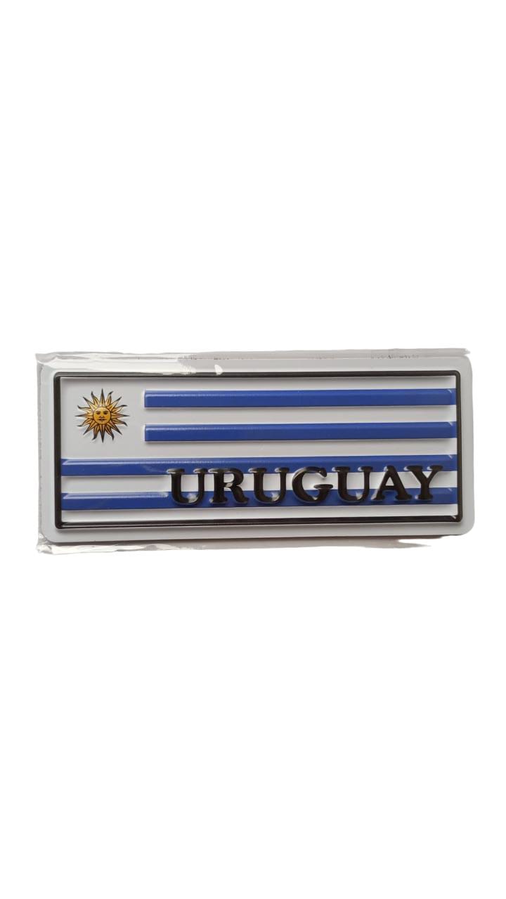 SOUVENIR - Imán de Uruguay Bandera