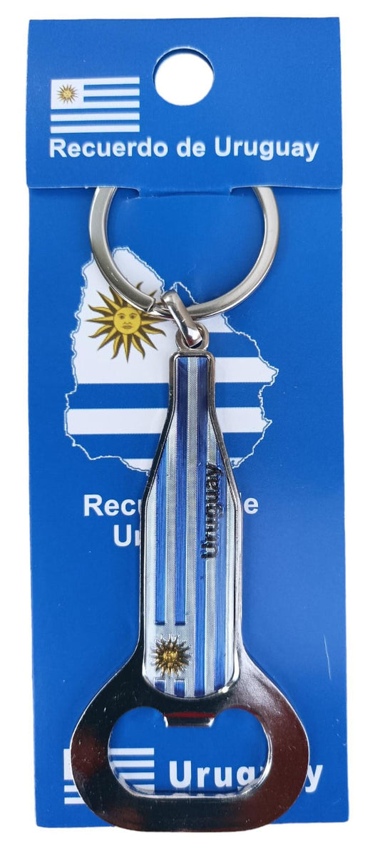 SOUVENIRS - Llavero de Uruguay destapador.