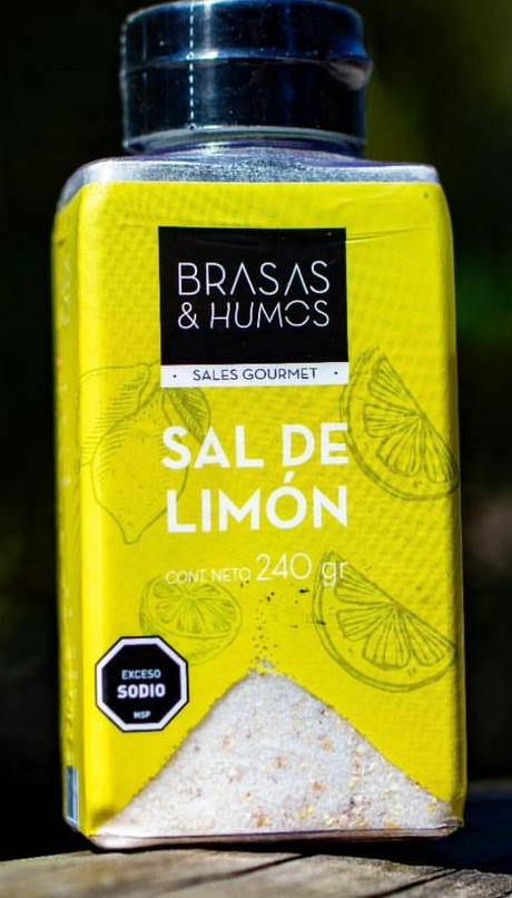 Sal de limón, 240 grs. Brasas y humos