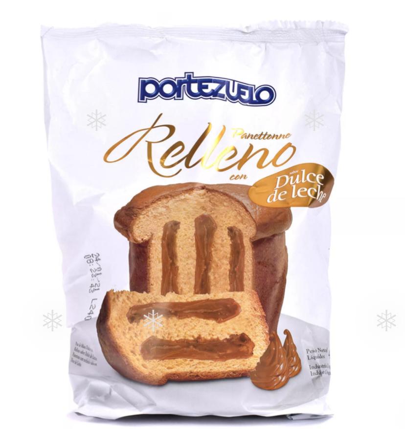 PORTEZUELO - Pan Dulce relleno de dulce de leche400g