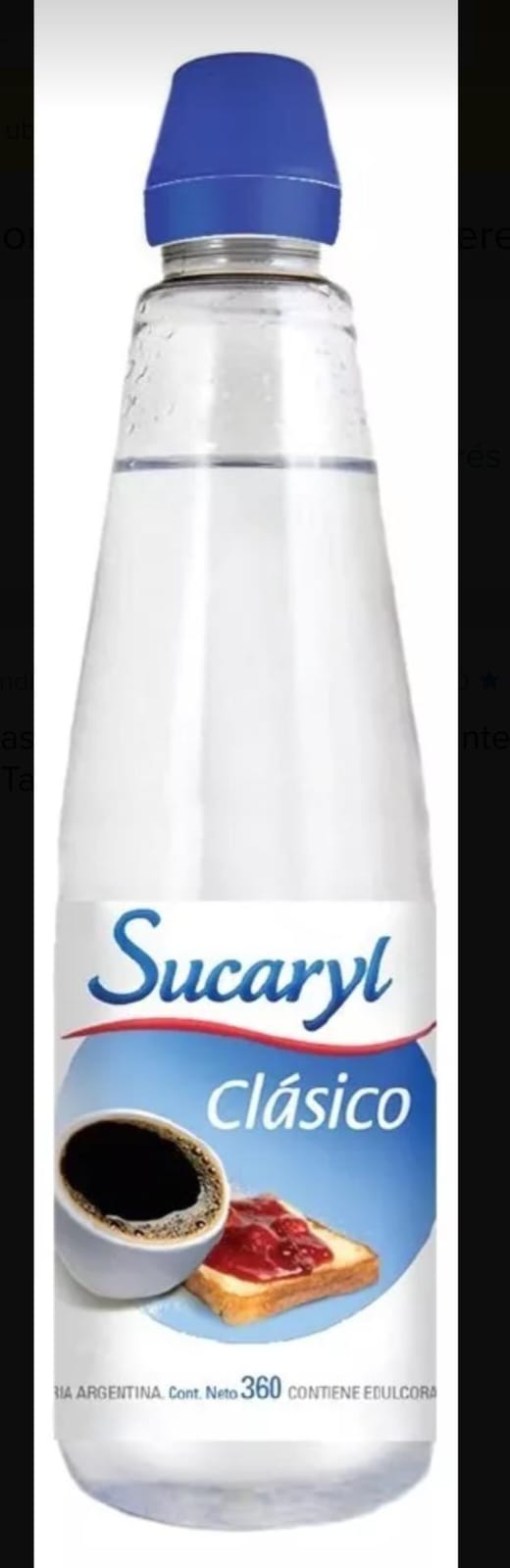 SUCARYL - Edulcorante líquido 360 ml – charruashop