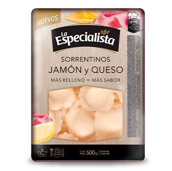 LA ESPECIALISTA - Sorrentinos Jamon y Queso 500 grs.