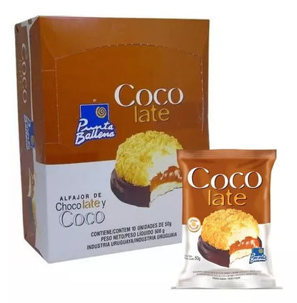 Punta Ballena Alfajor Cocolate / 400g - pack de 8