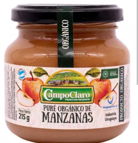 Puré de manzana orgánico CampoClaro 215 grd