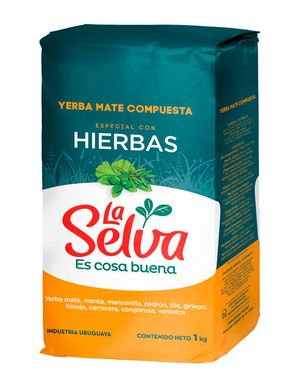 LA SELVA - Yerba compuesta especial con Hierbas 1kg