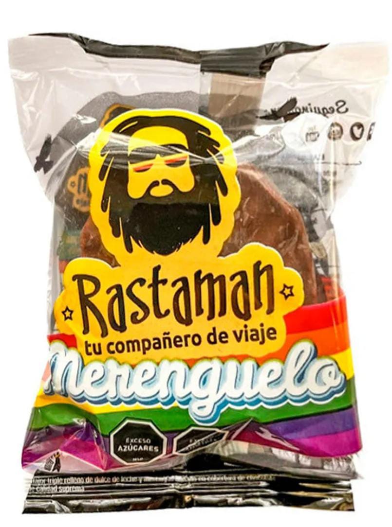 RASTAMAN - alfajor chocolate negro con merengue  X12 - 1.2kg