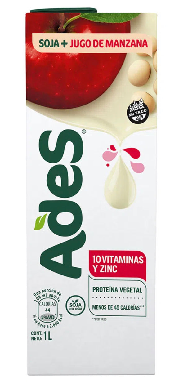 ADES - Jugo de manzana 1 litro