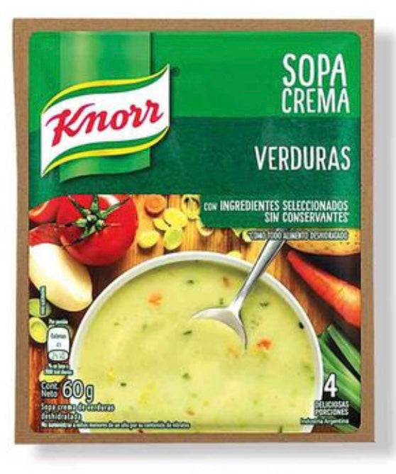 Knorr Sopa Crema de Verduras / Vegetales 60 g