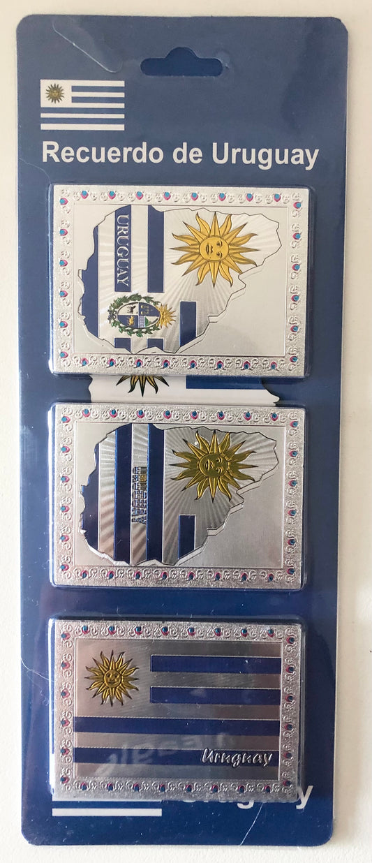 SOUVENIR - Imanes de Uruguay X3