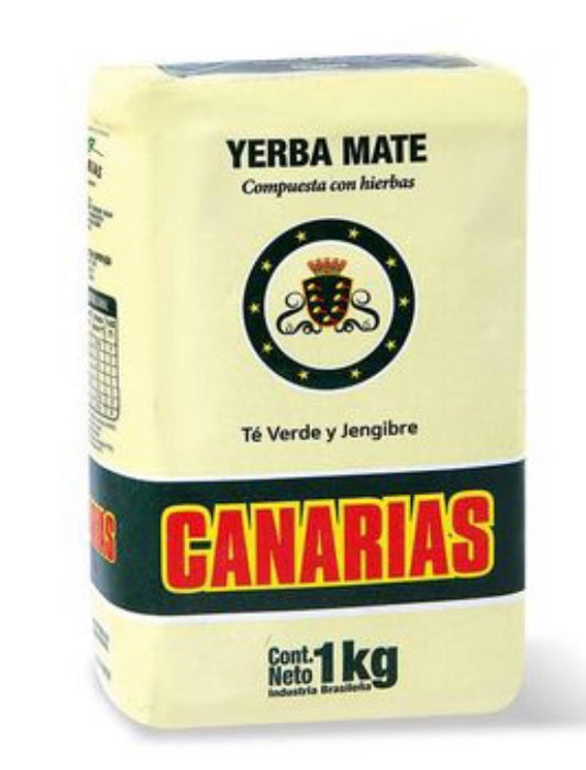 Canarias Yerba Te Verde y Jengibre / 1k