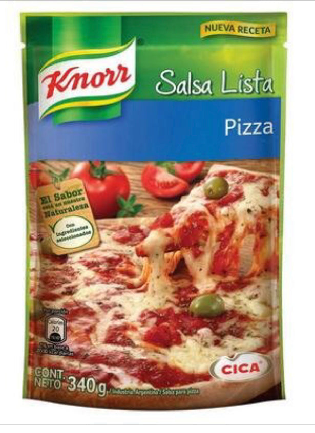 KNORR - salsa Para pizza 340g