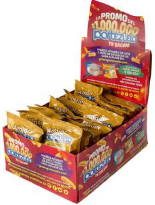 PORTEZUELO - Alfajor chocolate blanco X 18 unidades