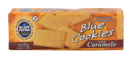 Blue Patna - Galletas sabor caramelo 175 gr