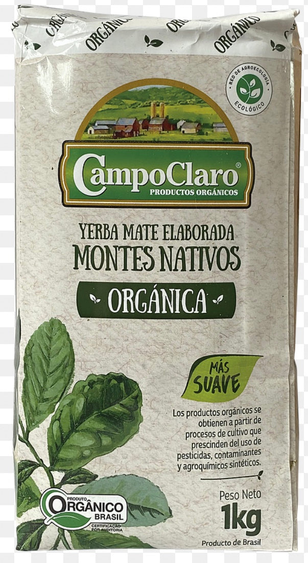 CAMPO CLARO - Yerba orgánica suave 1 kg