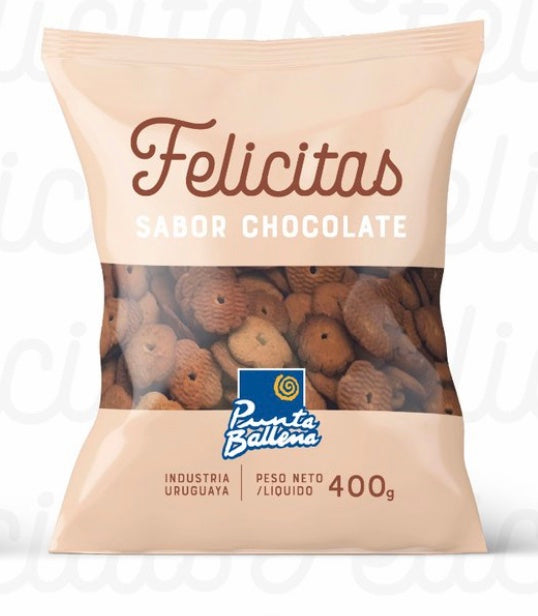 PUNTA BALLENA - Galletas dulces sabor chocolate 400g