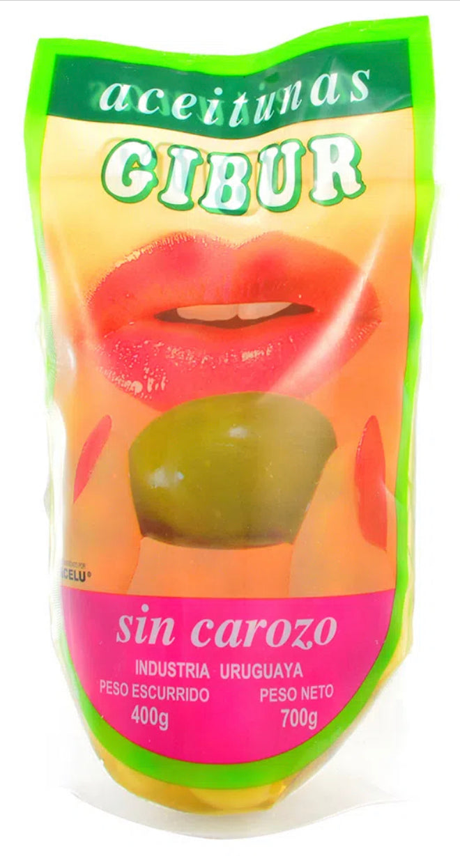 GIBUR - Aceitunas sin carozo 400g