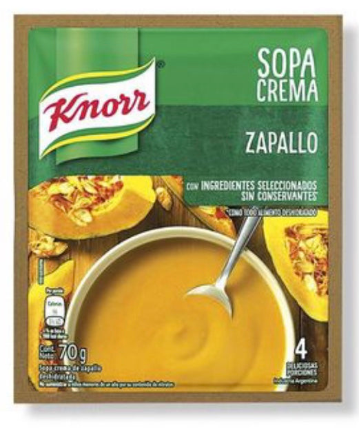 Knorr Sopa de Crema sabor Zapallo / 70g