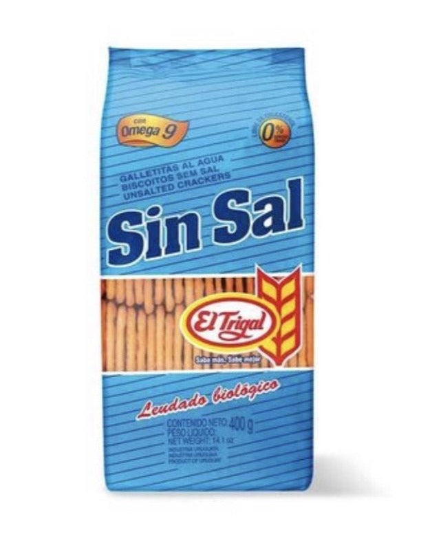EL TRIGAL - Galletas Sin Sal 400g