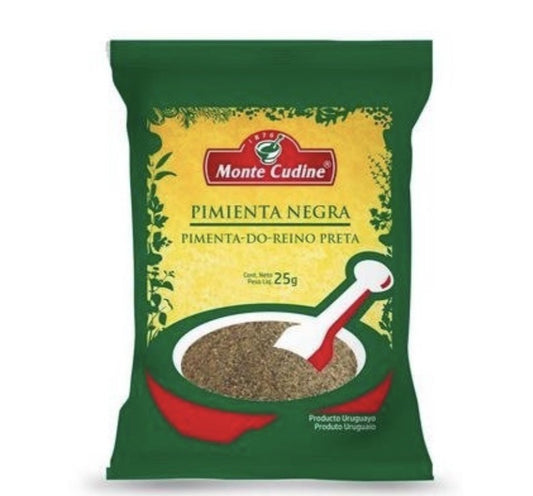 Monte Cudine Pimienta Negra / 25g