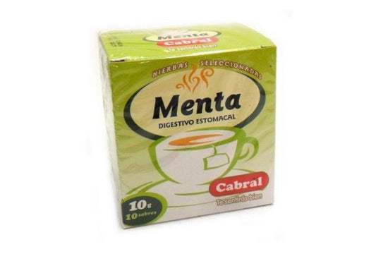 CABRAL - Te de Menta X 10