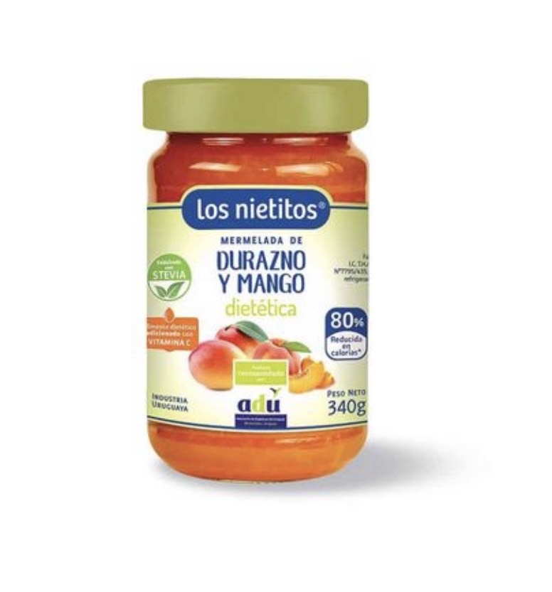 Los Nietitos Mermelada dietética de Durazno y Mango / 340g