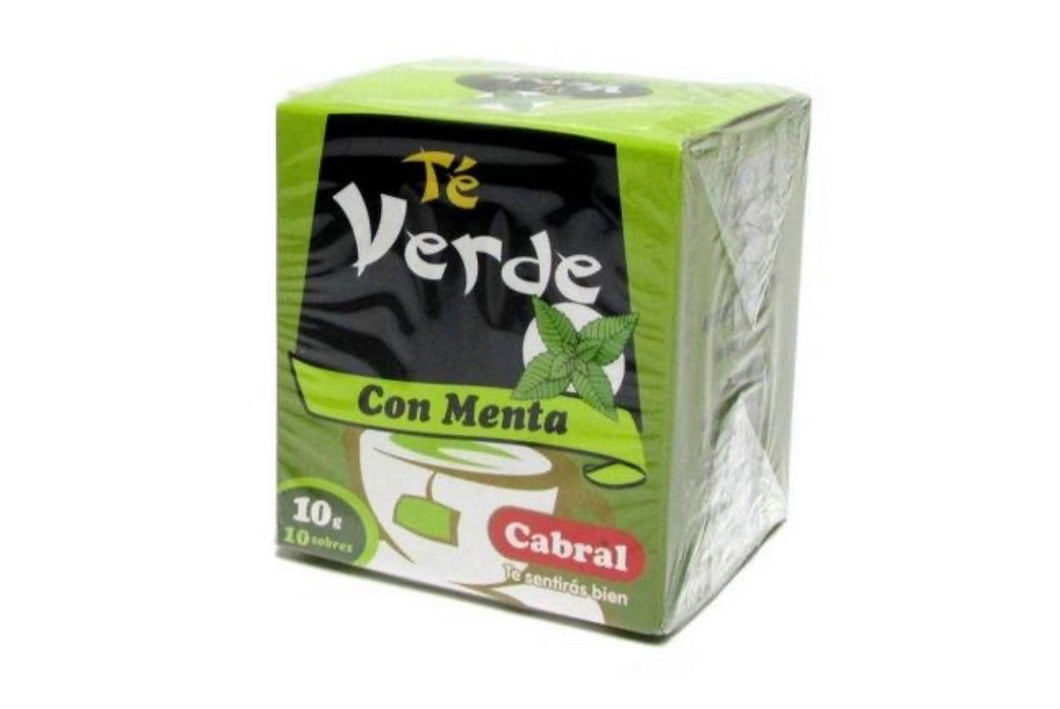 CABRAL - Te Verde con Menta X 10