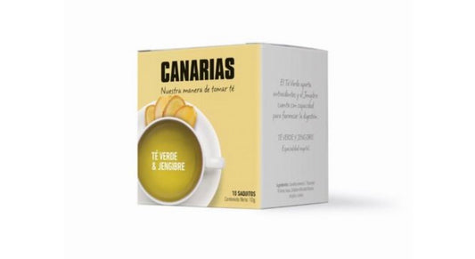 CANARIAS - Te verde y jengibre X 10