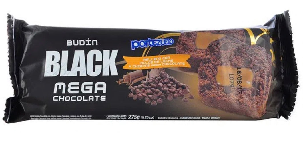 PORTEZUELO - Budin Black Mega Chocolate 275g