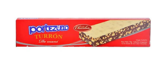 PORTEZUELO - Turrón de Maní con Chocolate 70g