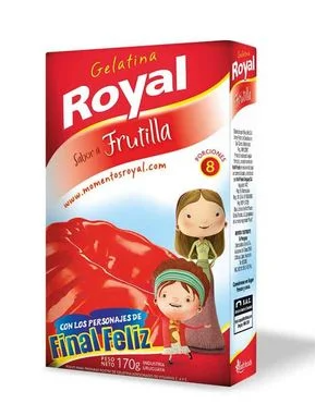 ROYAL - Gelatina de frutilla 170g