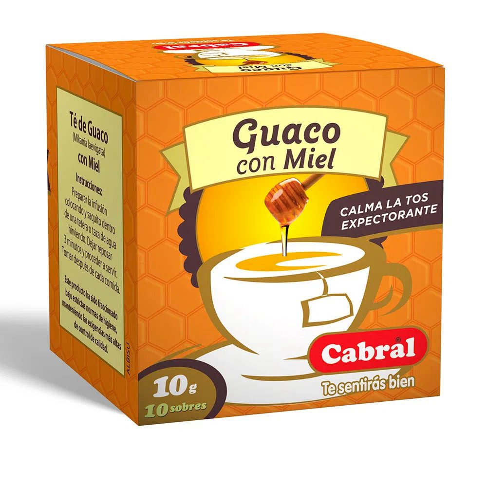 Cabral Te de Guaco con Miel (10 Saquitos / Pack of 10)